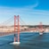 The 25 de Abril Bridge in Lisbon, Portugal